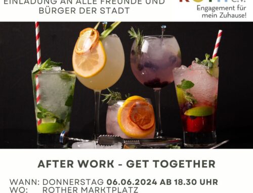 Einladung zum kommenden Aperitivo am 06.06.2024 ab 18.30 Uhr am Rother Marktplatz